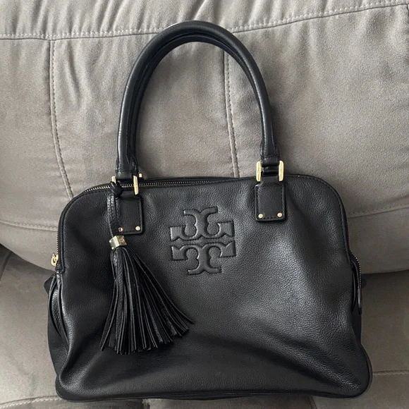 Tory Burch Black Leather Shoulder Bag - Picture 11 of 11